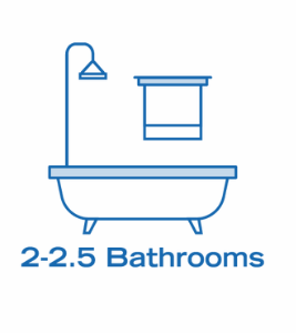2-2.5 Bathrooms