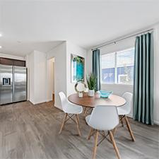 Indigo breakfast nook