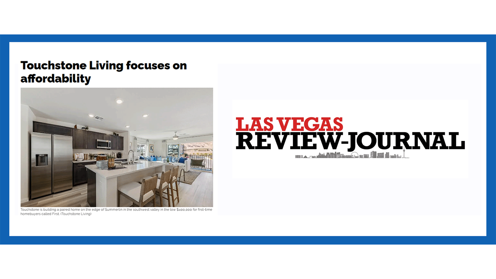 Touchstone Living Focuses on Affordability 