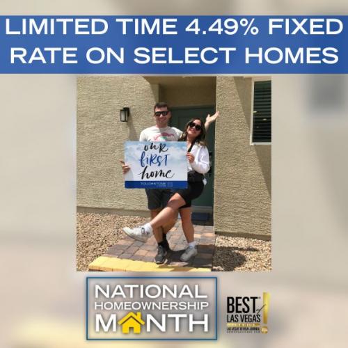 New Homes Limited Time 4.49% Fixed Rate